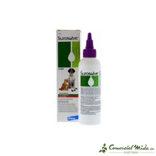 Limpiador Ótico ELANCO Surosolve 125 ml para Perros y Gatos
