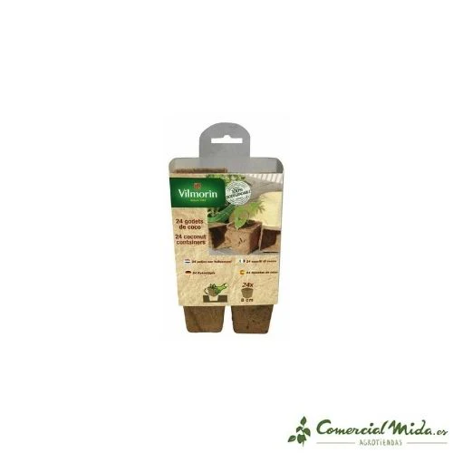 VILMORIN Macetas Cuadradas de Coco - Image 3