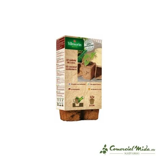 VILMORIN Macetas Cuadradas de Coco - Image 4
