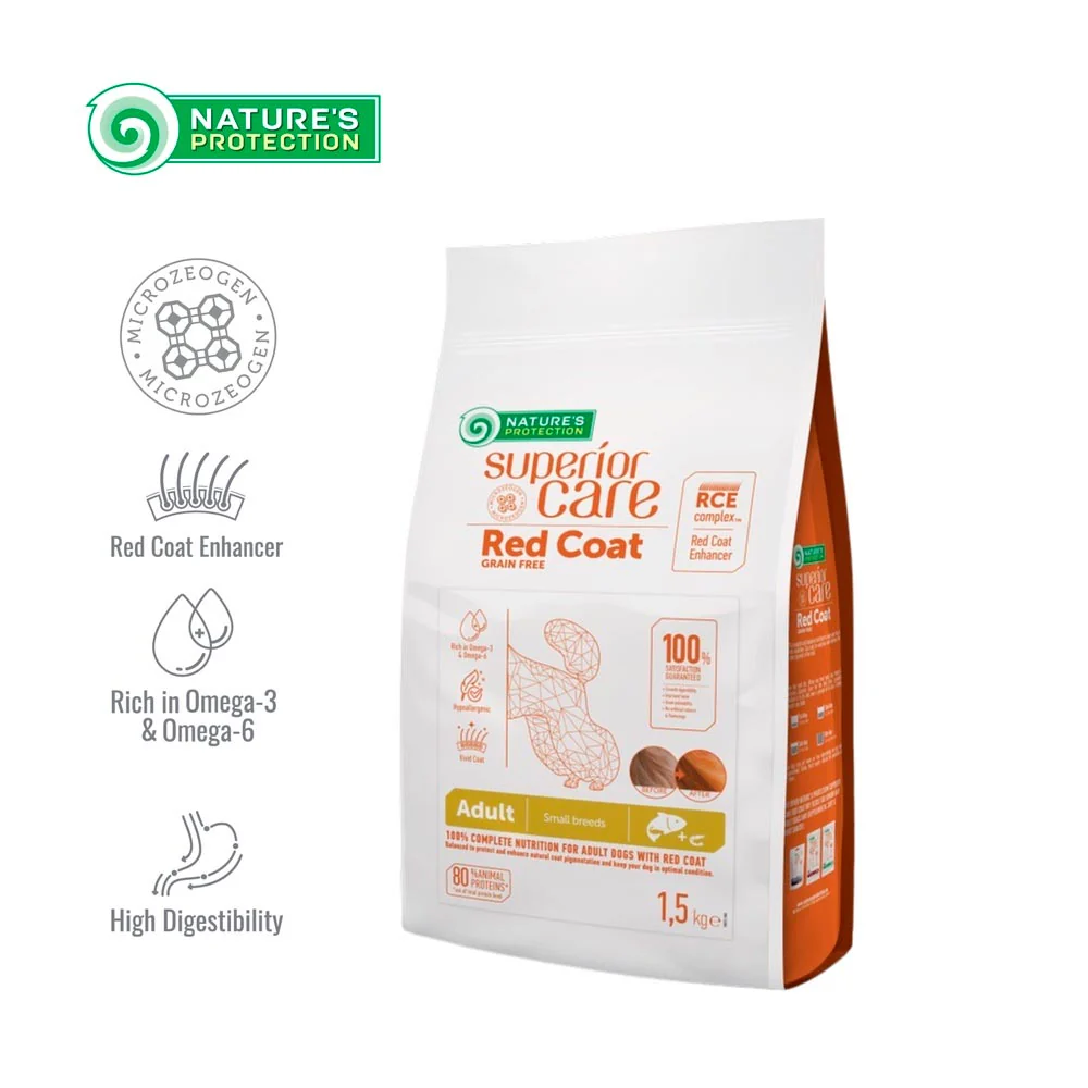Natures Protect Red Coat Adult Todas Razas  sin cereales cordero 10 kg - Image 2