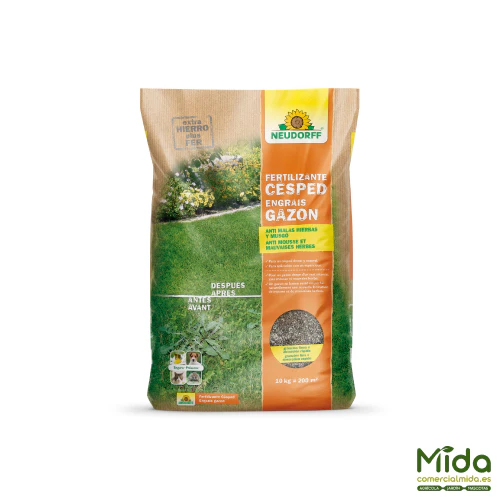 Neudorff Fertilizante Césped Stop Malas Hierbas Musgo Sólido - Image 2