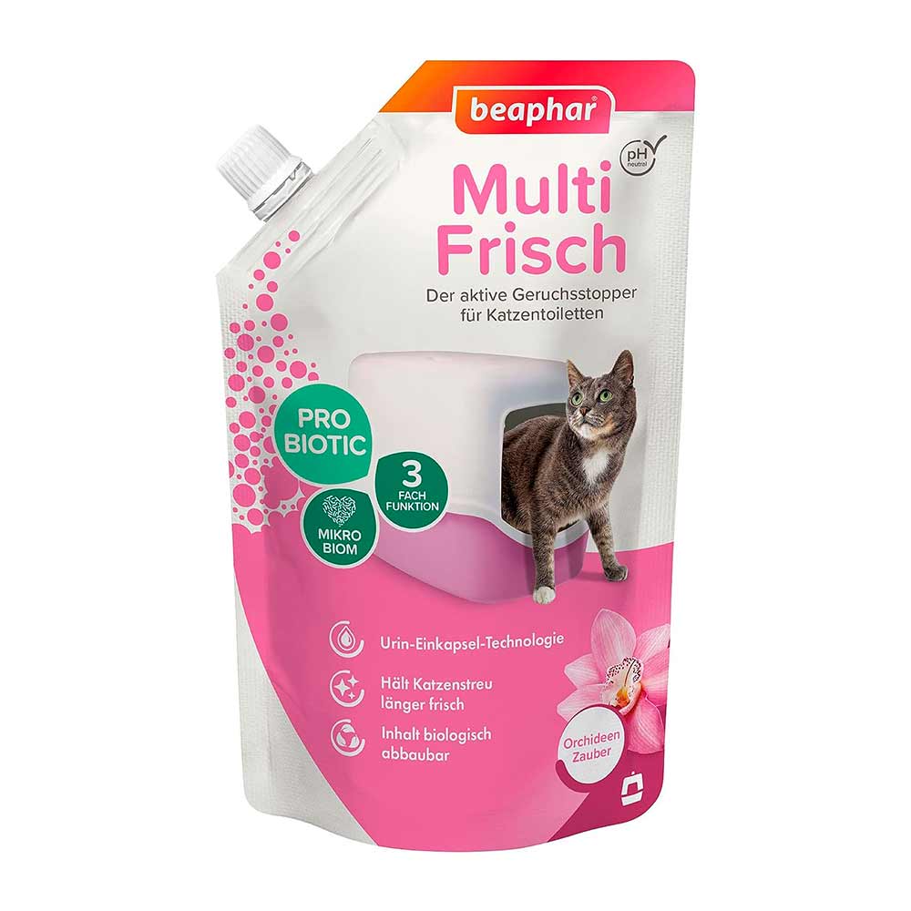 Neutralizador de olores de Gatos con aroma a Vainilla y Orquídeas BEAPHAR