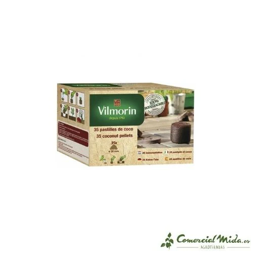 Pastillas de Coco VILMORIN Mejor Germinación en Plantas