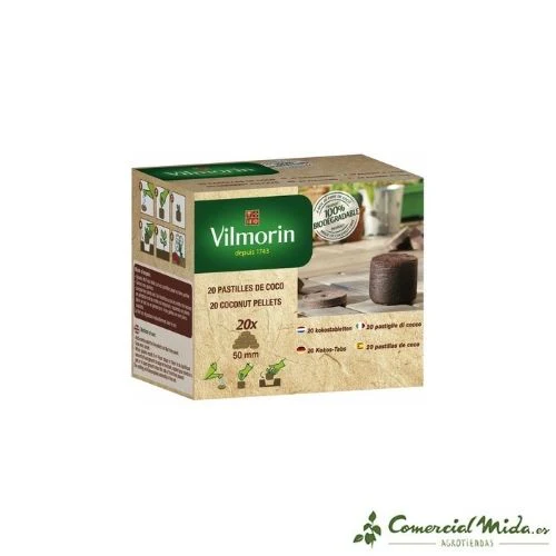 Pastillas de Coco VILMORIN Mejor Germinación en Plantas - Image 2