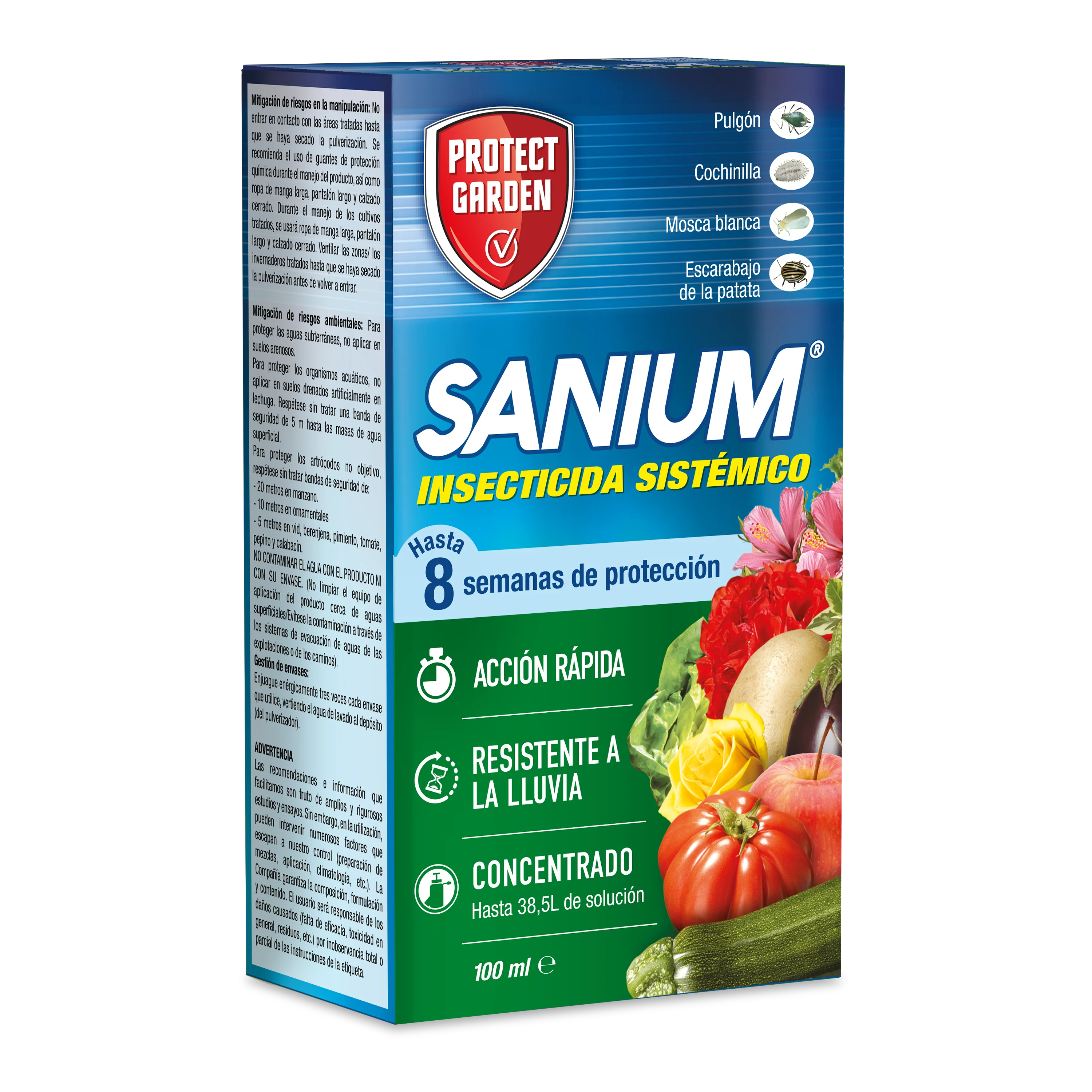 PG SANIUM CONCENTRADO Insecticida Sistémico Insectos Chupadores - Image 2