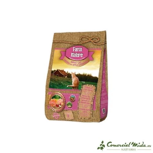 Pienso FARM NATURE de Pollo con Manzana y Calabaza para Gatos