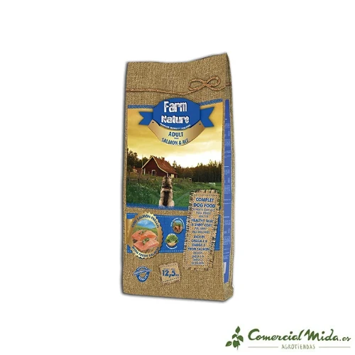 Pienso FARM NATURE de Salmón y Arroz para Perros Adultos - Image 2