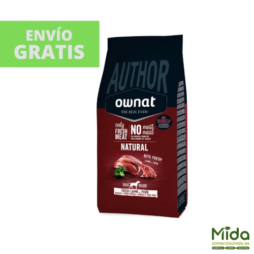 Pienso OWNAT Author Fresh Lamb & Pork para Perros - Image 2