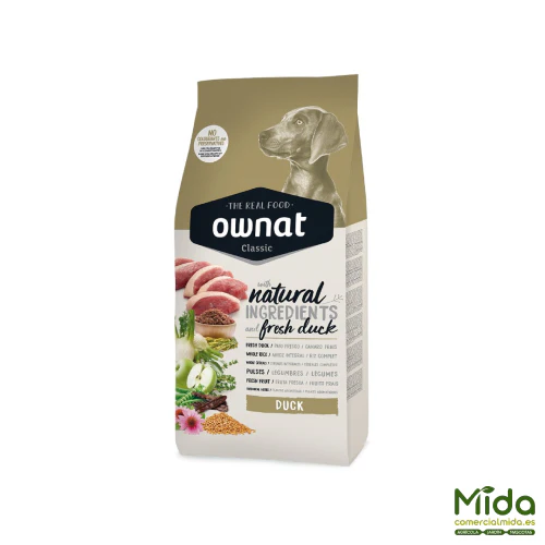 Pienso OWNAT CLASSIC Duck para Perros