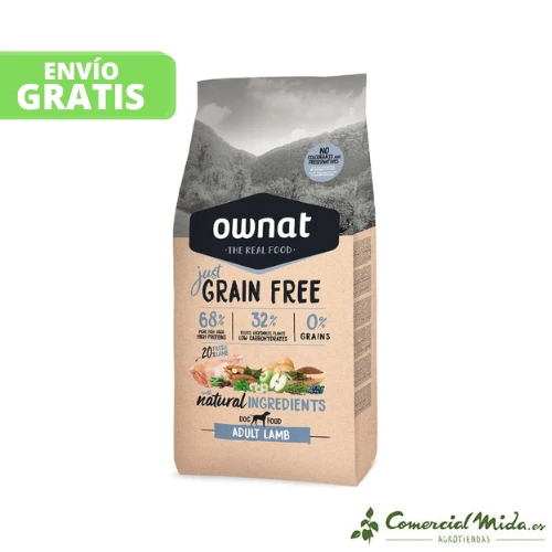 Pienso OWNAT Grain Free Adult Lamb para Perros Adultos - Image 2