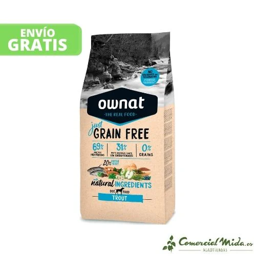 Pienso OWNAT Grain Free Adult Trout para Perros Adultos - Image 2