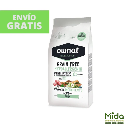 Pienso OWNAT Grain Free Hypo Pork para Perros - Image 3