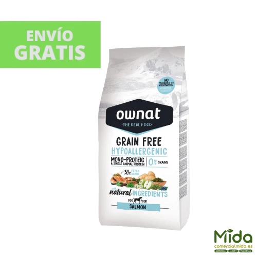 Pienso OWNAT Grain Free Hypo Salmon para Perros - Image 2