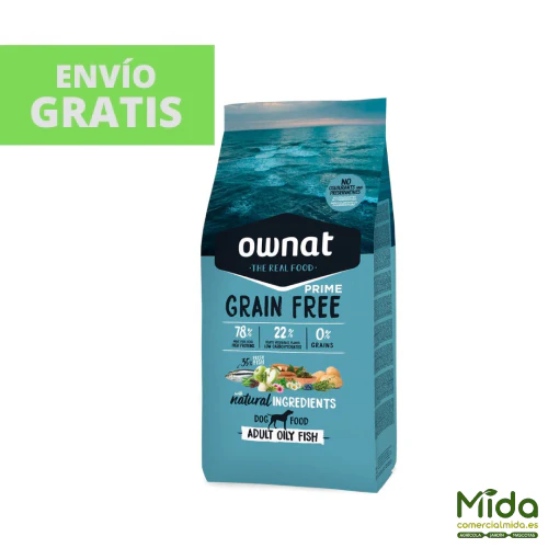Pienso OWNAT Grain Free Prime Adult Oily Fish para Perros - Image 2