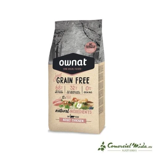 Pienso OWNAT Grain Free Sterilized Cat para Gatos Esterilizados