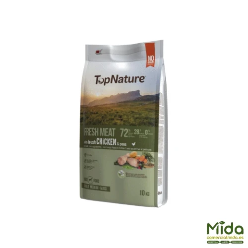 Pienso TOPNATURE Fresh Meat Pollo Medium-Maxi Perros 10Kg