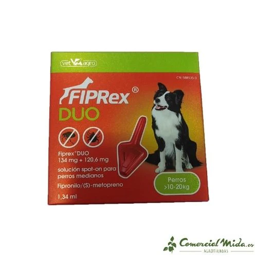 Pipeta Antiparasitaria FIPREX DUO con Fipronilo para Perros - Image 2