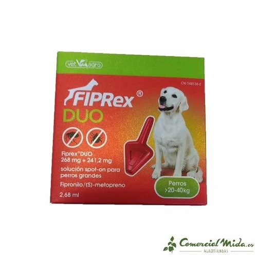 Pipeta Antiparasitaria FIPREX DUO con Fipronilo para Perros - Image 3