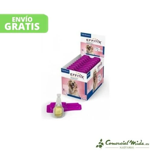 Pipetas VIRBAC EFFITIX L para Perros Grandes de 20 a 40 kg - Fipronilo y Permetrina (4 o 24 uds) - Image 2