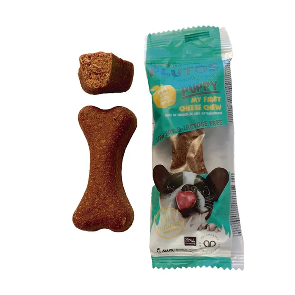 Snack natural y nutritivo para Perros Cheese & Chicken PLUTOS JUNIOR