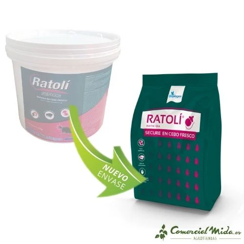 Raticida BIOPLAGEN Ratolí Secure en Cebo Fresco 3kg - Image 3