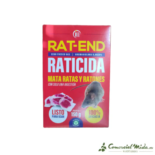 Cebo Fresco RAT-END Raticida para Ratas y Ratones - Image 5
