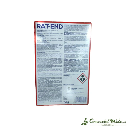 Cebo Fresco RAT-END Raticida para Ratas y Ratones - Image 6
