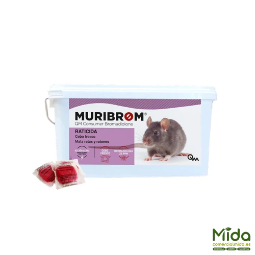 Raticida en CEBO FRESCO MURIBROM (Bromadiolona) - Image 4