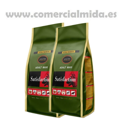 Pienso SATISFACTION ADULT MAXI para perros grandes adultos - 15 kg - Image 2