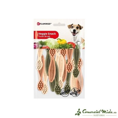 Snack FLAMINGO Snack Dental Veggie para Perros - Image 7