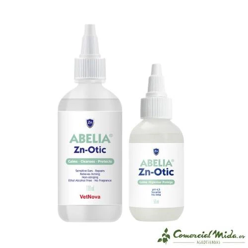 Solución Ótica VETNOVA Abelia Zn-Otic