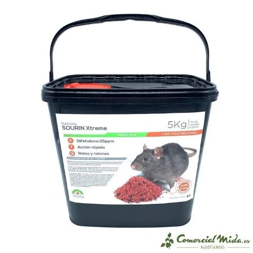 Raticida CEBO CEREAL Sourin Xtreme, Frap Grano / Mix - Image 2