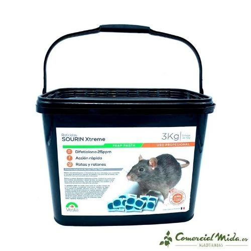 Raticida CEBO FRESCO Sourin Xtreme, Frap Pasta - Image 3
