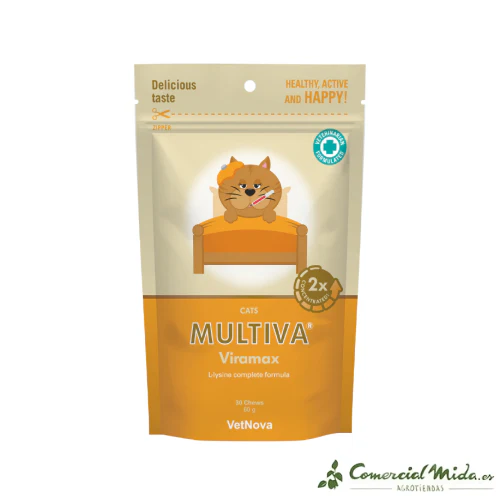 Suplemento Alimenticio VETNOVA Multiva Viramax para Gatos - Image 2