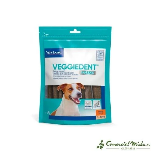 VIRBAC Veggiedent Fr3sh para Halitosis y Mal Aliento en Perros - Image 2