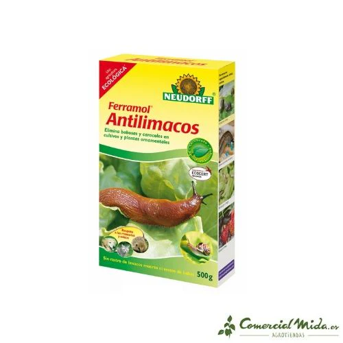 Veneno Caracoles y Babosas FERRAMOL ANTILIMACOS NEUDORFF 500gr
