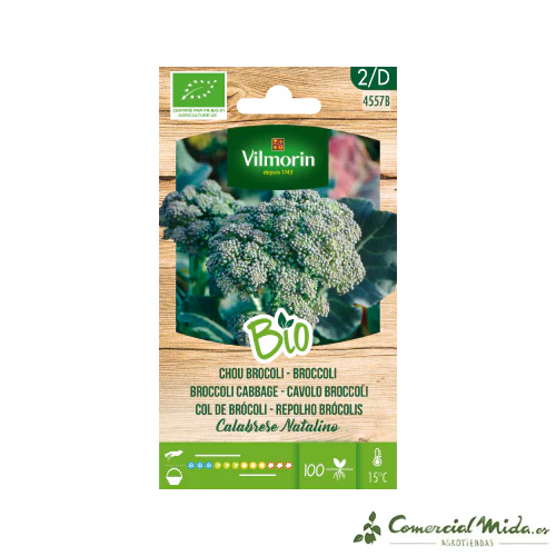 VILMORIN BIO Semillas Bróculi Ramoso Calabrese