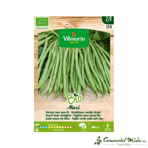 VILMORIN Semillas BIO de Judía Mata Baja
