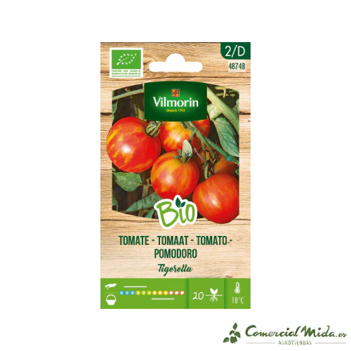 VILMORIN BIO Semillas Tomate Tigrella