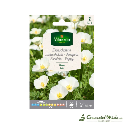 VILMORIN Semillas Amapola Blanca