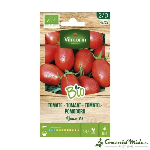VILMORIN BIO Semillas de Tomate Roma