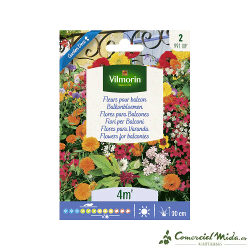 VILMORIN Semillas Flores Anuales para Balcones