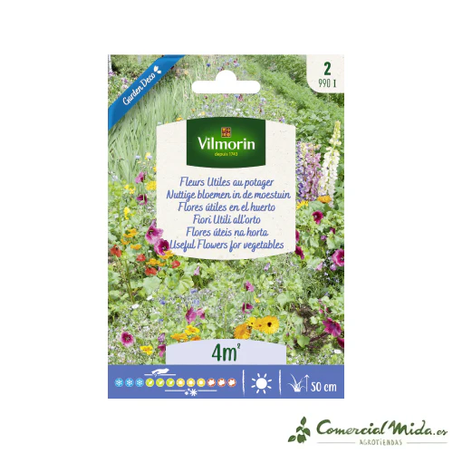 VILMORIN Semillas Flores Útiles en el Huerto