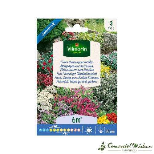 VILMORIN Semillas Flores Vivaces para Rocallas