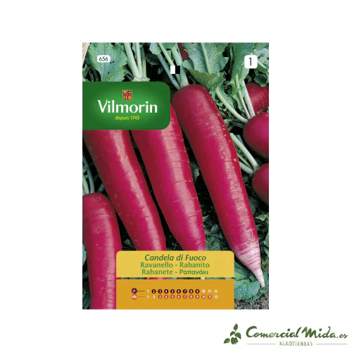 VILMORIN Semillas Rabanito Candela de Fuego