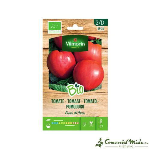 VILMORIN BIO Semillas Tomate Corazon Buey